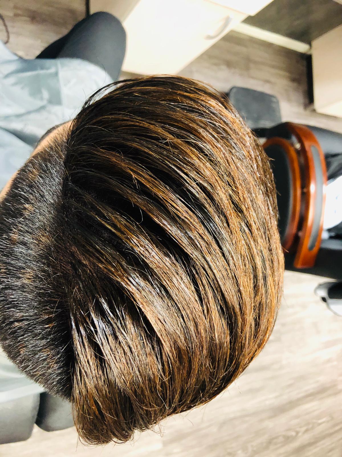 Hair coloring and highlights